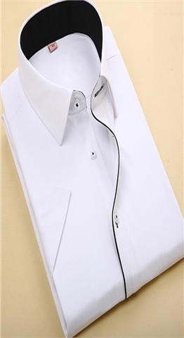 定制男女士白衬衫长袖工作服定做商务修身服装条纹青年职业装衬衣