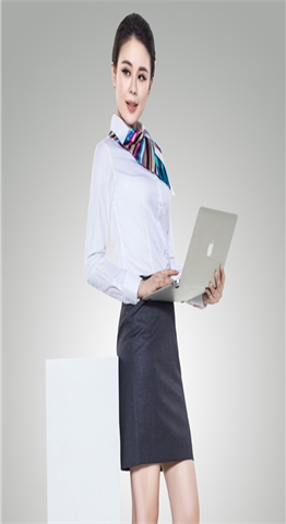 服装厂家定制男女士白衬衫长袖工作服定做商务修身服装条纹青年职业装衬衣