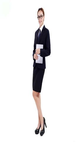 秋冬新款女式修身白领套裙 管理人员西服套装定制 公司职业西服套装定做