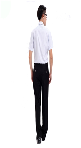 定制短袖男式商务办公工作服白领制服 武汉服装厂定做公司职业套装
