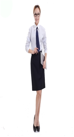 克柔丝夏季女式修身白领套群 韩式商务白领制服套装定做