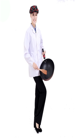 防油防水男女长袖厨师服订做