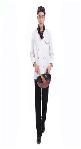 中餐厅七分袖厨师服定做