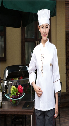 秋冬款厨师制服订制厂家