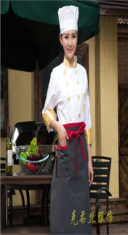 秋冬款厨师制服订制厂家