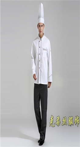 酒店餐厅秋冬款厨师工作服定制厂家